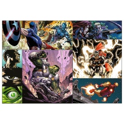 PUZZLE TREFL 4X250 AVENGERS MARVEL ZILE EROICE - Img 2
