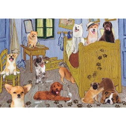 PUZZLE TREFL 500 CAMERA LUI VAN GOGH REVOLUTIA CAINILOR - Img 2