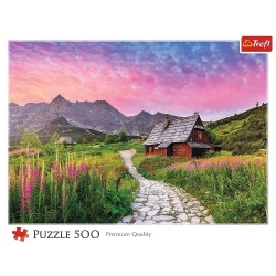PUZZLE TREFL 500 HALA GASIENICOWA IN MUNTII TATRA - Img 3