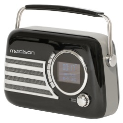 RADIO FM/DAB PORTABIL VINTAGE 40W CU FUNCTIE BLUETOOTH/AUX - Img 2