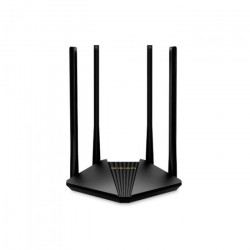 Router Wireless Mercusys MR30G, Gigabit, Dual Band, AC1200, 4 x Antene externe (Negru)