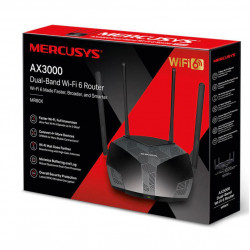 Router wireless Mercusys MR80X, AX3000, Wi-Fi 6, Qualcomm, Dual-Band, OFDMA, MU-MIMO - Img 3