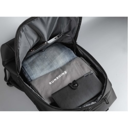 Rucsac laptop Serioux Smart Travel ST9588, rezistent la apa, port USB, 15.6″, Negru - Img 2