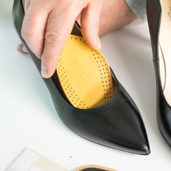 Semitalpici Premium din Piele Naturală Bama pentru Încălțăminte, Branțuri Antiderapante cu Cărbune Activ și Strat Amortizant din Latex, 1 Pereche – Mărimea EUR 40/41 - Img 4