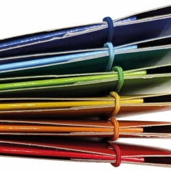 Set 10 Dosare cu 3 Clape și Elastic BM BeMore, Format A4 (25.5 x 35 cm), Carton Rigid 700 g/m², Culori Asortate - Img 4