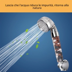 Set 18 Pachete Bile Minerale de Schimb Vicloon pentru Para de Duș cu Filtru Ionic, Filtrare Anti-Calcar și Anti-Clor, Pietre Bioactive cu Ioni Negativi, Turmalină și Infraroșu - Img 2