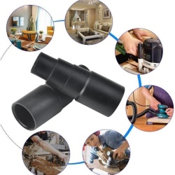 Set 2 Adaptoare Universale pentru Furtun Aspirator și Scule Electrice, Reductor Conectare Praf pentru Șlefuitor, Ferăstrău, Diametre 25mm - 42mm, PVC Flexibil - Img 2