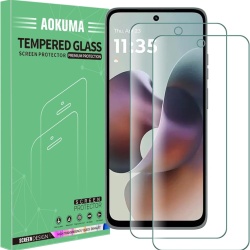Set 2 Folii de Protecție din Sticlă Securizată pentru Motorola Moto G56 / G57 5G, Compatibil cu Huse, Anti-Șoc și Anti-Zgârieturi