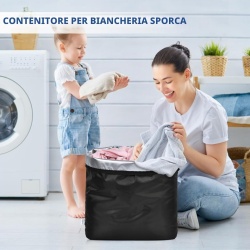 Set 2 Saci Impermeabili pentru Haine Umede , Dimensiune 50 x 60 cm, Material Oxford 210D cu Fermoar, Culoare Neagră, Ideali pentru Sală, Înot și Călătorii - Img 6