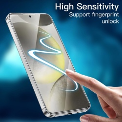 Set 3 Folii de Protecție din Sticlă Securizată JETech pentru Samsung Galaxy S24 (6.2"), Duritate 9H, Ultra-Transparente - Img 2