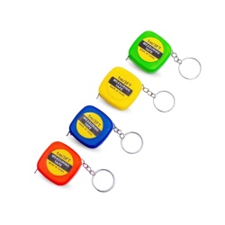 Set 4 Mini Rulete de Buzunar PARENCE 1 m / 3 FT, Bandă Metrică Flexibilă pentru Croitorie, Bricolaj și Pétanque, Carcasă Metalică, Culori Asortate