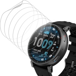 Set 6 Folii de Protecție din TPU Moale pentru Amazfit Active Max, Acoperire Totală Full Coverage, Ultra-Transparente, Anti-Zgârieturi
