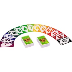 Set de Joc de Cărți Skip-Bo Mattel, Joc de Strategie și Secvențe Numerică pentru Familie și Prieteni, 2-6 Jucători, Vârsta 7+ Ani - Img 2
