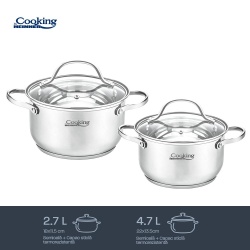 SET GATIT DIN INOX 4 PIESE, SELENA - Img 2