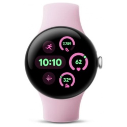 Smartwatch Google Pixel 3 41MM LTE Polished Silver Case, Rose Quartz Active Band - Img 2