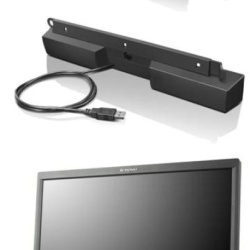 Soundbar Lenovo 0A36190 pentru monitor, 2.5W, Negru - Img 5
