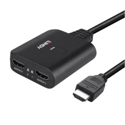 Splitter HDMI 4K@60Hz, 1in/2 out, Lindy 38356 - Img 11