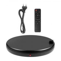 Stand de prezentare rotativ cu priza Puluz 45 cm (negru) - Img 2
