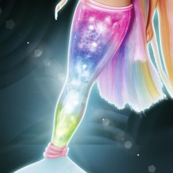 STEFFI LOVE PAPUSA STEFFI SIRENA MAGICA CURCUBEU CU COADA LUMINOASA 39CM - Img 3