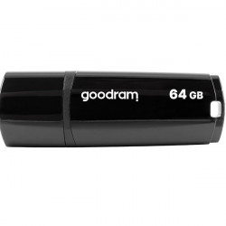 Stick USB Goodram 64 GB USB 3.2 Gen 1 60 MB/s (rd) - 20 MB/s (wr) flash drive black (UMM3-1280K0R11)