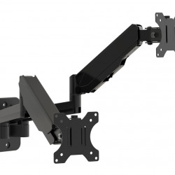 Suport 2 monitoare de perete Multibrackets MB-0037, 17"-32", max.8 kg, Negru