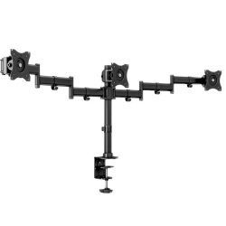 Suport pentru 3 monitoare Multibrackets 3385, 15"- 27", max. 8 kg / monitor, Negru - Img 3
