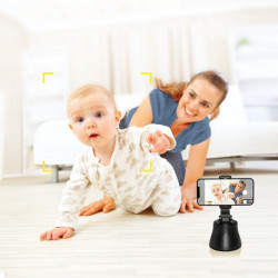 Suport pentru telefon, portabil cu trepied rotativ Baseus 360 pentru fotografii YouTube TikTok negru (SUYT-B01) - Img 4