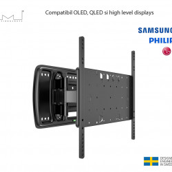 Suport TV de perete Tilt&Turn Super Slim Multibrackets MB-4036, 32"-65", max.40 kg, perfect si ptr OLED