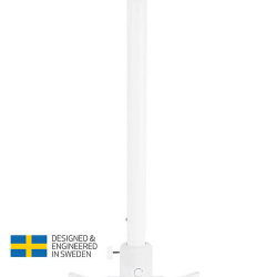 Suport videoproiector de tavan Multibrackets MB-1787, reglabil 90-160cm, reglaj fin, max.10kg, alb - Img 6