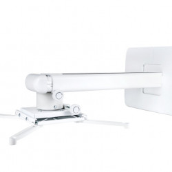 Suport videoproiector perete Multibrackets MB-9833, reglabil 300mm-700mm, max.25kg, alb - Img 5