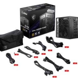 SURSA MSI MPG A1000G PCIE5 80+ GOLD - Img 11
