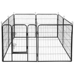 TARC MODULAR PENTRU CAINI 8 PANOURI 80X100 CM REBEL ANI - Img 4