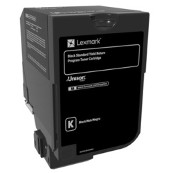 Toner Lexmark 74C2SK0, Negru - Img 2