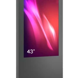 Totem de interior B01, B01V43N-BBB, pentru display 43'', fara sticla securizata frontala - Img 3