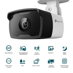 TP-LINK 3MP BULLET NTW CAM 2.8MM SMART - Img 2