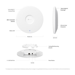 TPLINK AP BE11000 CEILING / WALL EAP772 - Img 11