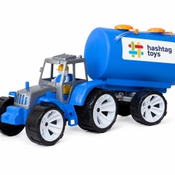 TRACTOR CU CISTERNA ALBASTRI GRI - Img 2