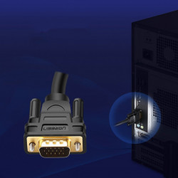 Ugreen VGA - VGA cablu FHD 1,5 m negru (VG101 11630) - Img 6