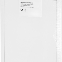 Ușiță de Vizitare pentru Gips-Carton și Zidărie 20 x 25 cm, Clapetă de Inspecție din Plastic ABS pentru Contoare de Apă, Sifoane și Robineți, Deschidere Reversibilă Stânga/Dreapta, Alb - Img 2