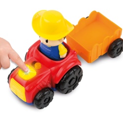 WINFUN TRACTORAS CU REMORCA SI FIGURINA FERMIER - Img 3