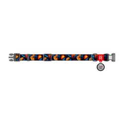 Zgarda din nailon cu cod QR pentru cainele Waudog „Oranges”, marimea S - Img 4