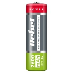 ACUMULATORI NI-MH AA R6 2600MAH BLISTER 4 BUC REBEL - Img 3