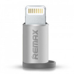 Adaptor micro USB la Lightning argintiu, Remax