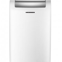 Aparat de aer conditionat portabil Heinner 11600 BTU, Clasa A/A+, Functie incalzire, display led, timer, dezumidificare, kit instalare inclus, HPAC-12WH, alb