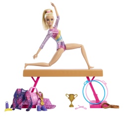 BARBIE PAPUSA BARBIE YOU CAN BE GIMNASTA BLONDA - Img 3