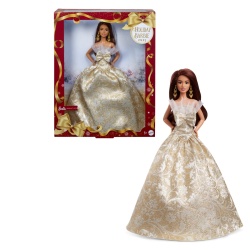 BARBIE SIGNATURE PAPUSA BARBIE BRUNETA DE SARBATORI 2025 - Img 2