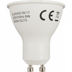 Bec Led GU10, model R50, 8W=60W, 6400K, lumina rece