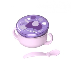 Bol 2 in 1 pentru snackuri, mov