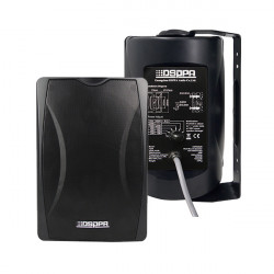 Boxe de perete 30W, DSPPA DSP8063B, 100V, 80Hz-20kHz, Negru (pereche)