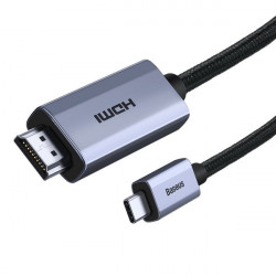 Cablu adaptor Baseus High Definition Series USB tip C - HDMI 2.0 4K 60Hz 2m negru (WKGQ010001)